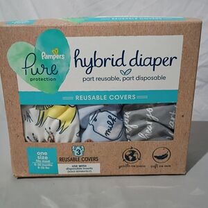 Pampers Pure Protection Hybrid Diaper Covers - Multi-Color